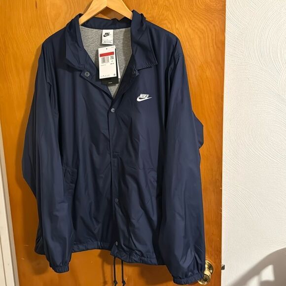 Nike Coaches Jacket Mens Large Navy - Picture 1 of 3
